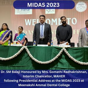 Dr. Sm Balaji With Other Dignitaries At The Midas 2023 Festival