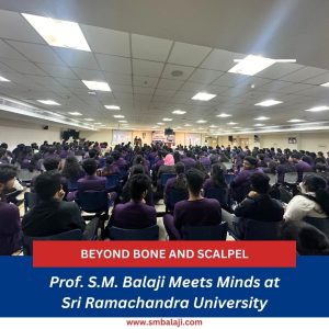 Diving Into The Depths Of Dentistry: Prof. S.m. Balaji'S Encounter At Sri Ramachandra Medical University