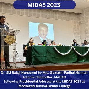 Dr. Sm Balaji With The Dignitaries At The Inauguration Of Midas 2023