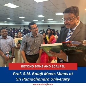 Diving Into The Depths Of Dentistry: Prof. S.m. Balaji'S Encounter At Sri Ramachandra University